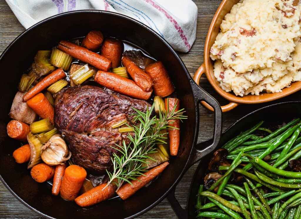 Slow Cooker Rolled Brisket with Red Wine & Thyme - Elizabeth's Kitchen ...