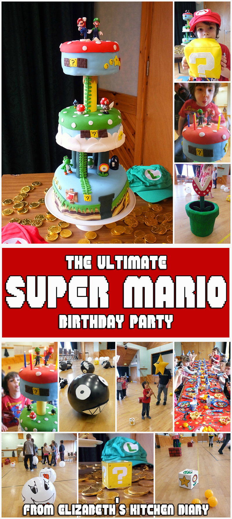 Super Mario Brothers Piñata, Mario Birthday -  Norway