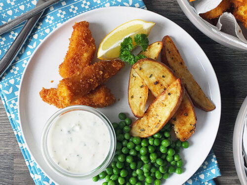 Homemade Fish Fingers, Paprika-Spiked Potato Wedges & Tartare Sauce -  Elizabeth's Kitchen Diary
