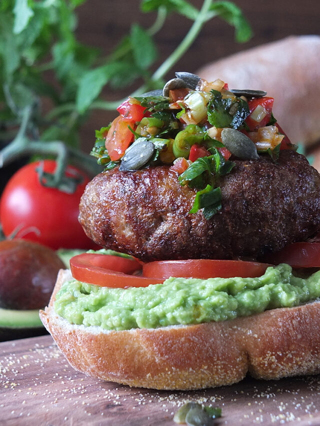 Chilean-inspired Lamb Burgers With Pebre (chilli Salsa) & Marraqueta 