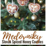 Medovníky: Slovak Spiced Honey Cookies Pinterest Image