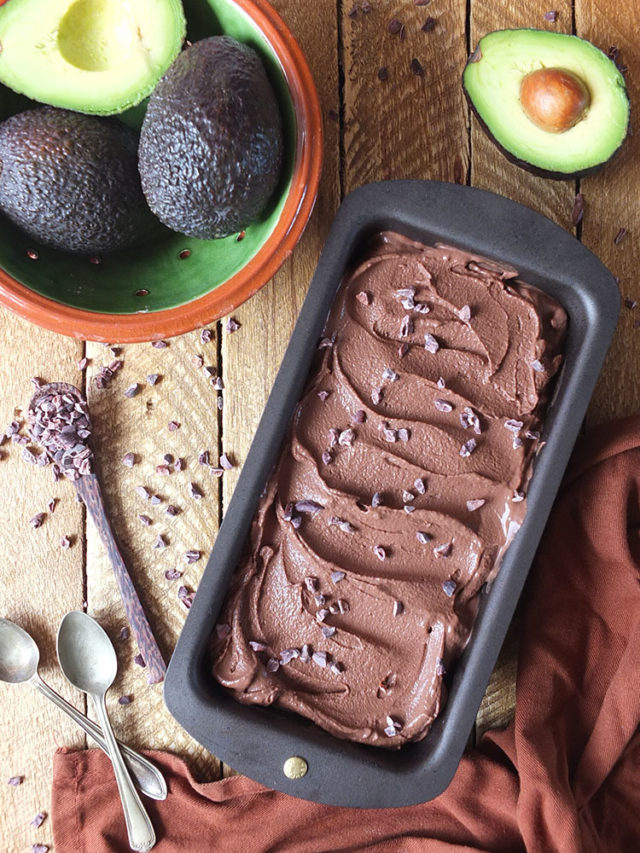 Sugar Free Vegan Chocolate Avocado Ice Cream Elizabeths Kitchen Diary 5501