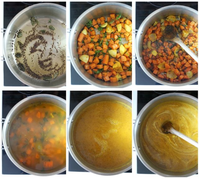 Spicy carrot and ginger soup - Elizabeth's Kitchen Diary