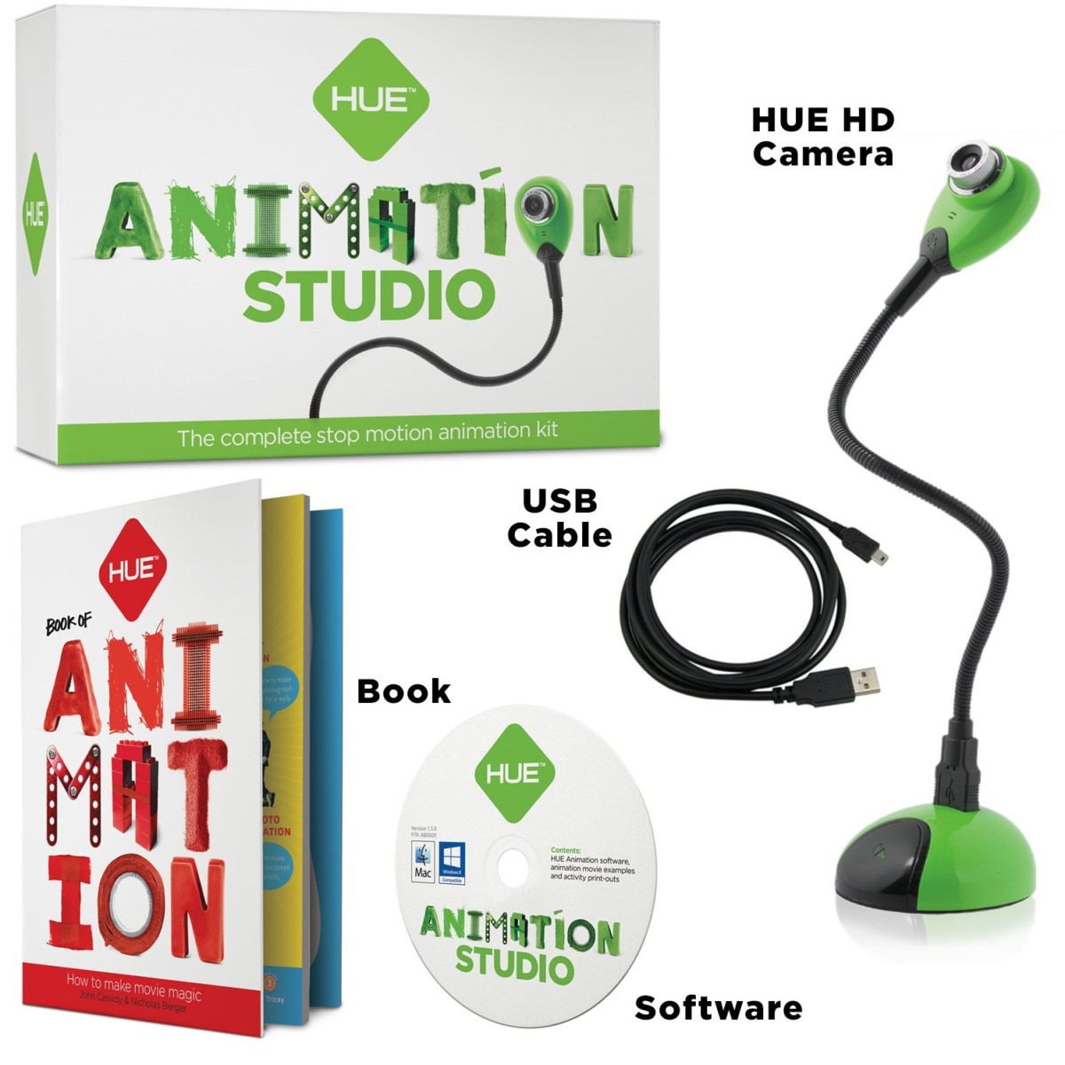 Hue Animation Studio - a Complete Stop-motion Animation Kit Giveaway -  Elizabeth's Kitchen Diary