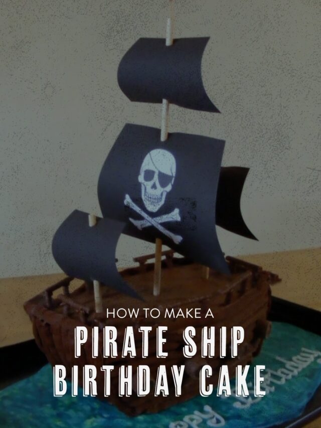 How to make a Pirate Ship Birthday Cake - Elizabeth's Kitchen Diary