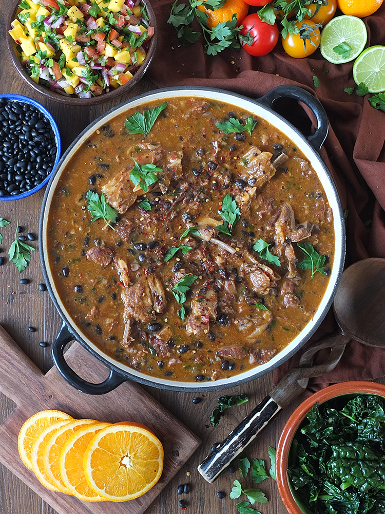 stew recipes beef uk with Salsa Brazilian inspired Lamb Mango Feijoada