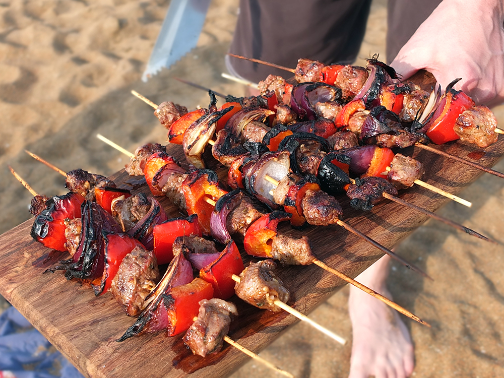 Quick & Easy BBQ Lamb Skewers | Elizabeth's Kitchen Diary